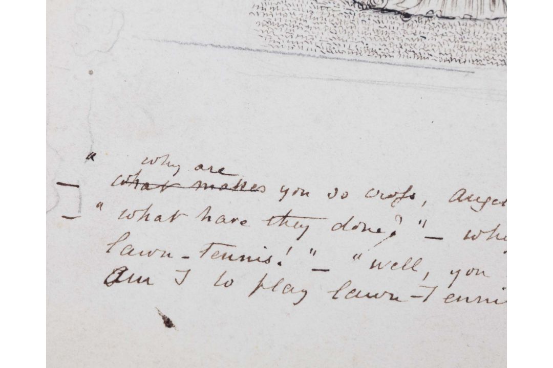 George Du Maurier 1834-1896 - Lawn Tennis A Conscious Martyr - Image 5 of 12