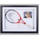 Andy Murray autographed red and black Head tennis racket display - Image 1 of 3