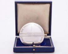 Dickie Bird silver England v. Australia The Prudential Trophy ODI cricket series medal, 1977