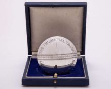Dickie Bird silver England v. Australia The Prudential Trophy ODI cricket series medal, 1981