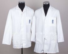 Dickie Bird two England Cricket Board umpire coats