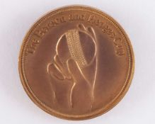 Dickie Bird yellow-metal county cricket Benson and Hedges Cup Final medal, 1977
