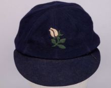 Dickie Bird blue Yorkshire County Cricket cap