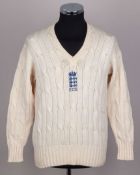 Dickie Bird England Cricket Board long-sleeved cricket sweater