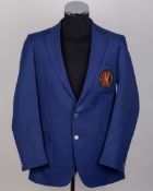 Dickie Bird worn official Marylebone County Cricket Bicentenary single-breasted blazer