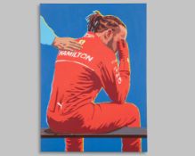 Malcolm Willett (British, Contemporary) The Hand of Hope Lewis Hamilton, 2026&nbsp;