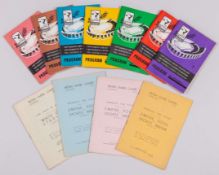 British Amateur Athletics and European Athletics Championships programmes