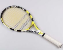 A Rafael Nadal Babolat match used tennis racquet