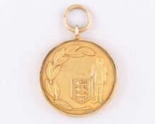 Dean Keates silver-gilt Wrexham Football Association Challenge Trophy Runners-up medal, 2015