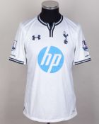 Jan Vertonghen white No.5 Tottenham Hotspur v. Sunderland Asia Trophy match worn shirt, 2013