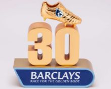 A large Barclays Race For The Golden Boot 30 original trophy