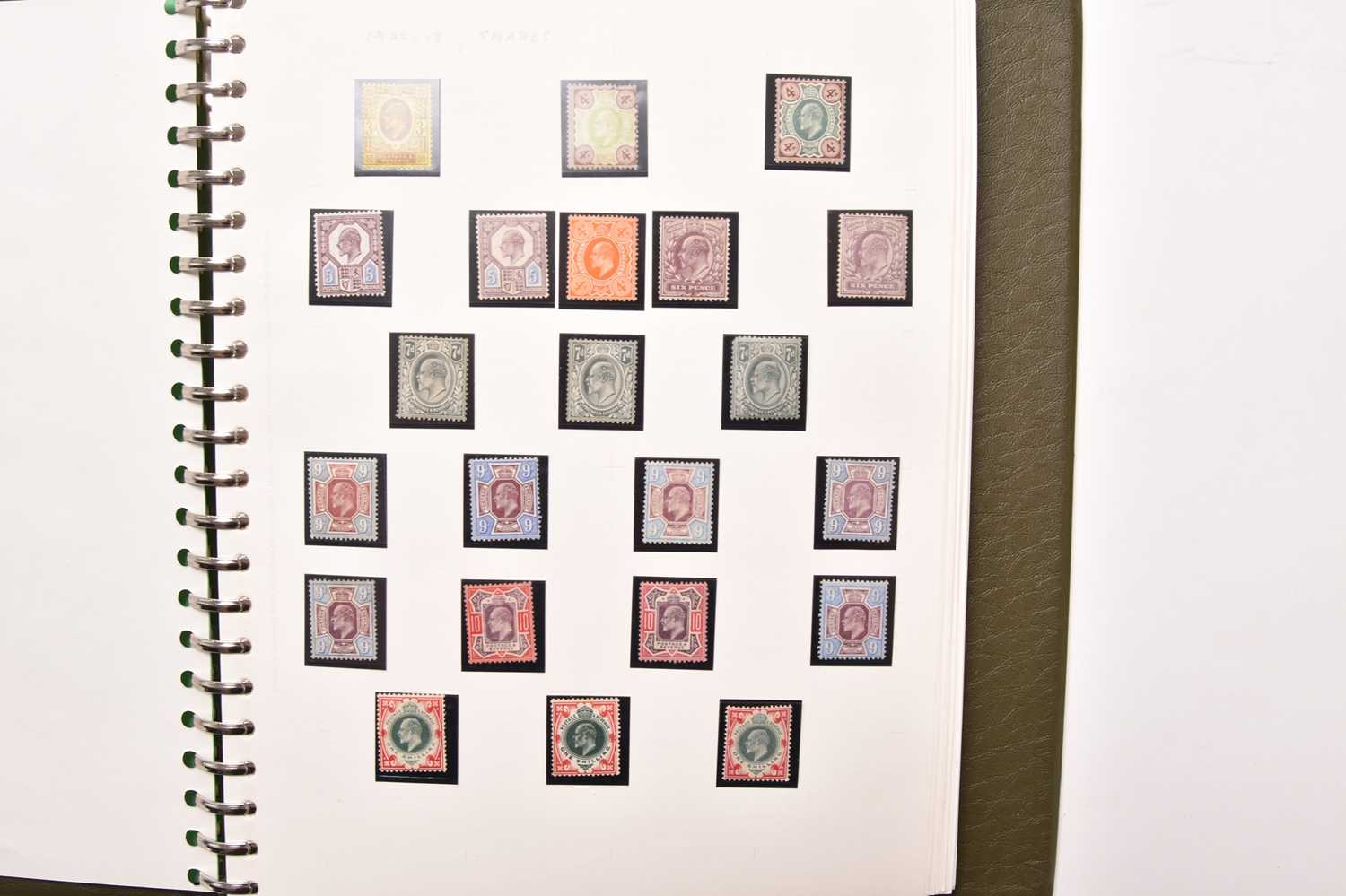 Great Britain "Four Kings" stamp collection - Image 2 of 9