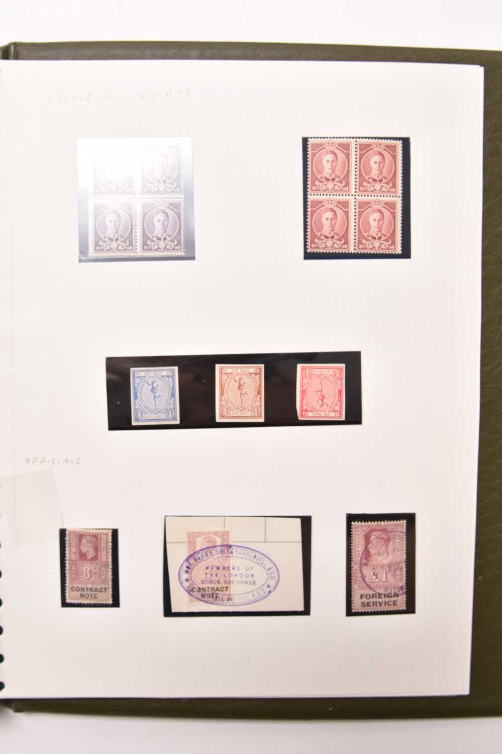 Great Britain "Four Kings" stamp collection - Image 7 of 9
