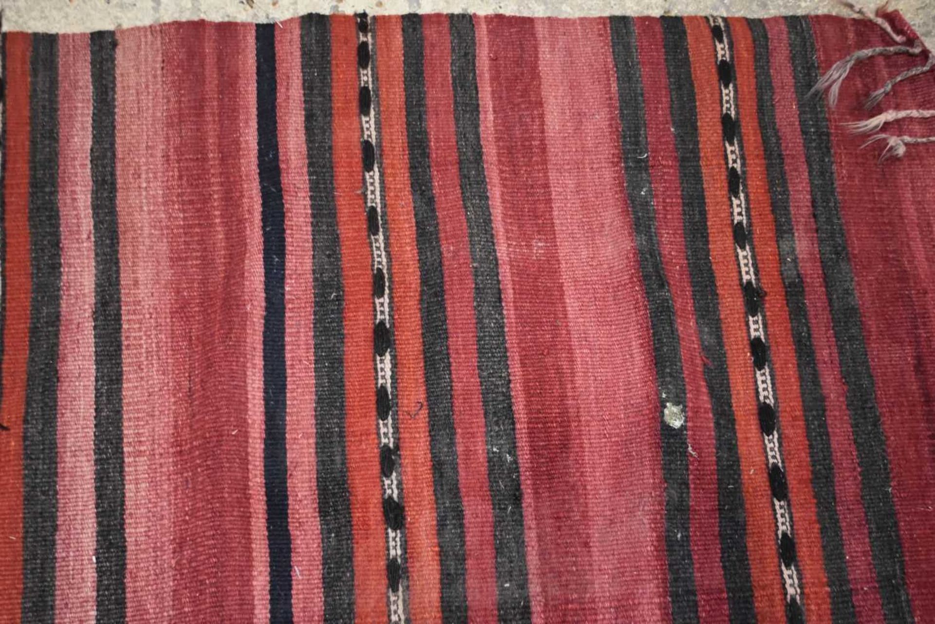 An Anatolian Kilim runner 300 x 142cm - Image 11 of 12