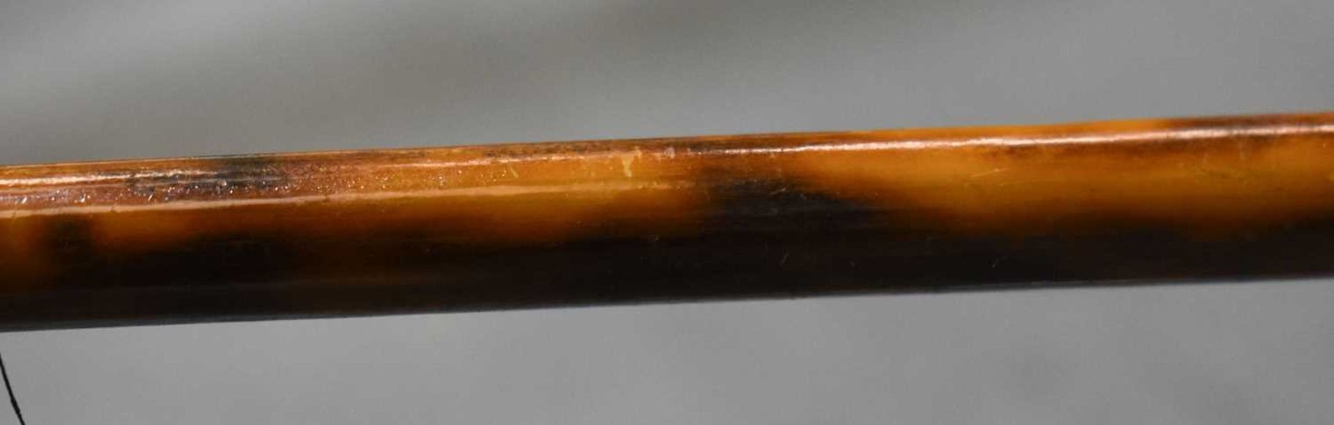 A VERY LARGE BAMBOO FISHING POLE and Hardys rod. (2) - Image 4 of 7