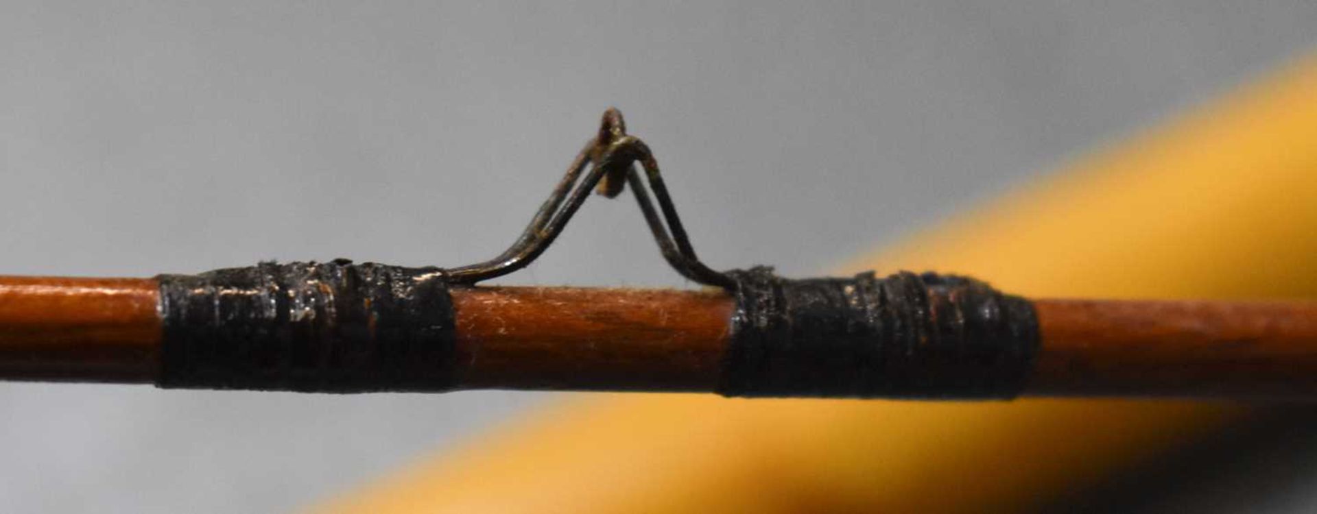 A VERY LARGE BAMBOO FISHING POLE and Hardys rod. (2) - Image 6 of 7