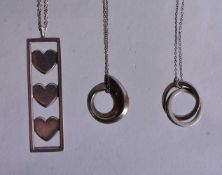 Collection of Sterling Silver Tiffany & Co Necklaces. (qty)