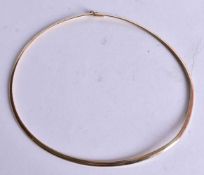 A 14CT GOLD NECKLACE. 13 grams. 40cm long.