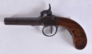 AN 18TH/19TH CENTURY PISTOL. 16.5 cm long.