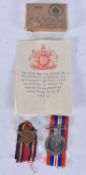 BOXED MEDALS. (qty)