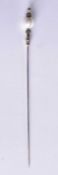 A HAIR PIN. 2.4 grams. 14 cm long.