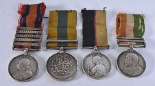 AN INTERESTING MEDAL GROUP including Kings South Africa, Sudan, Reconquest of Sudan (Khartoum) &