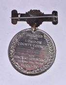 AN EDWARDIAN LONDON COUNTY COUNCIL MEDAL. 5.25cm wide.
