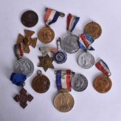 MILITARY MEDALLIONS etc. (qty)