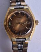 A SEIKO WRISTWATCH. Running. 2.75 cm wide.