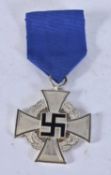 A CASED GERMAN MEDAL.