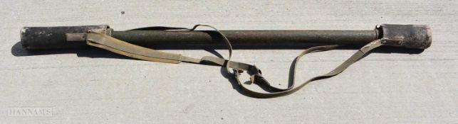 A 20th Century Military Clark manual push up mast antenna 602cm