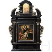 Hausaltar mit der Beweinung Christi, Italien oder süddeutscher Raum, 18. Jhdt.