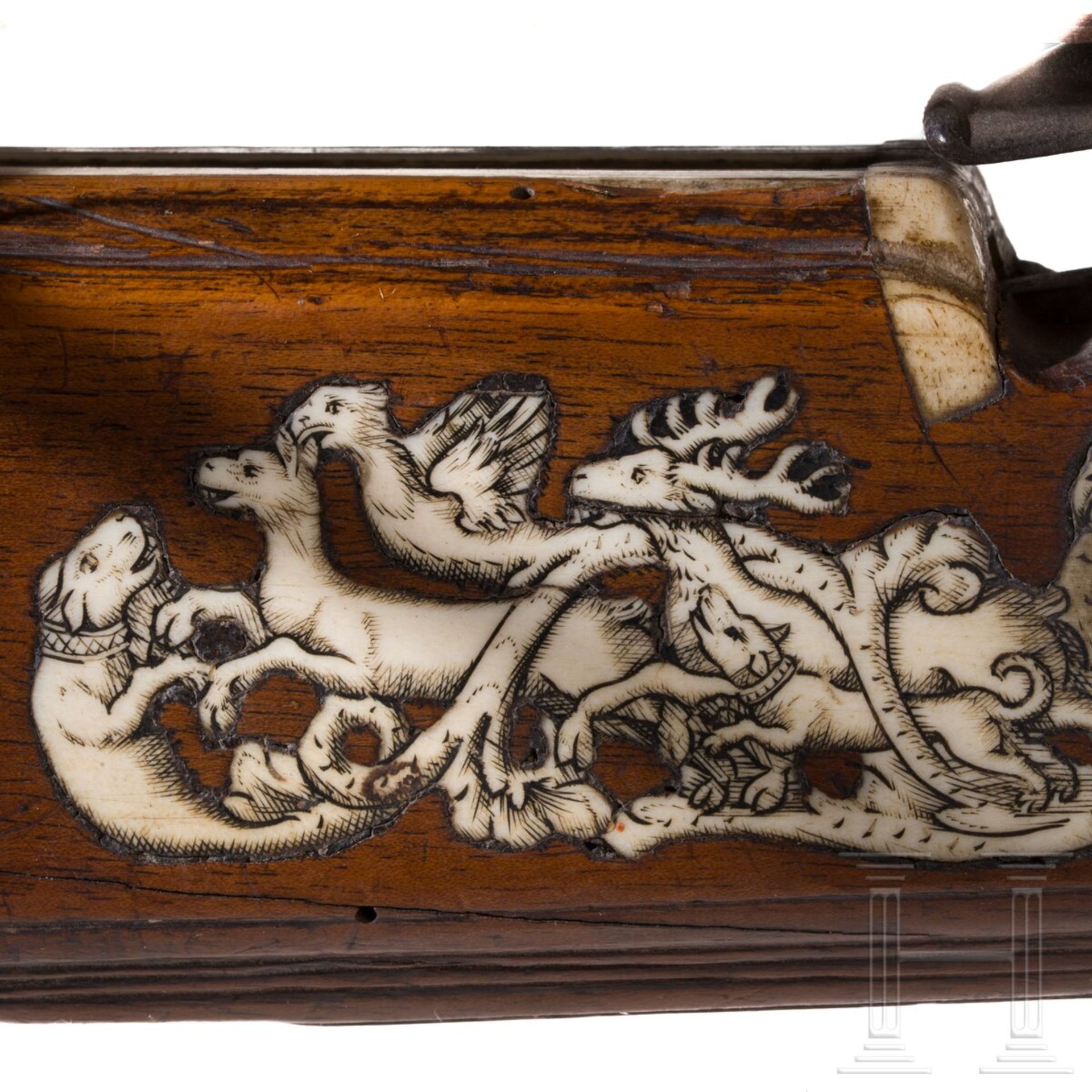Kulissenschnepper, Halle, datiert 1718 - Bild 6 aus 8