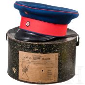 Schirmmütze für Offiziere der königlich-sächsischen Infanterie, um 1900