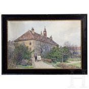 Ernst Graner (1865-1943) - Ansicht des Alten Allgemeinen Krankenhauses (AKH) in Wien
