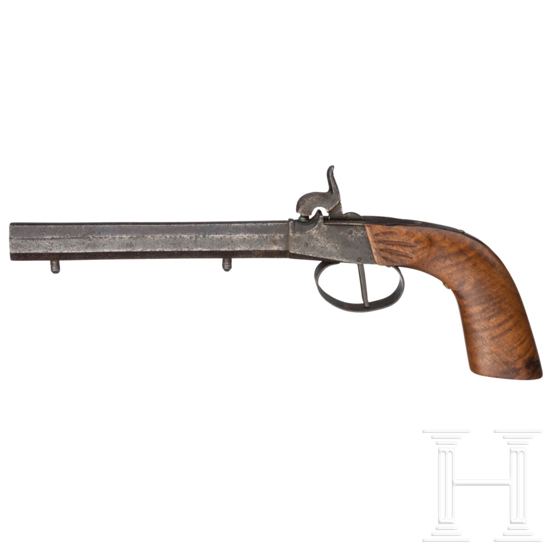 Drei Perkussionsterzerole, deutsch, um 1840 - Bild 8 aus 8