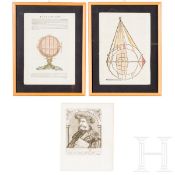 Drei Kupferstiche zu Claudius Ptolemaeus, 16.-17. Jhdt.