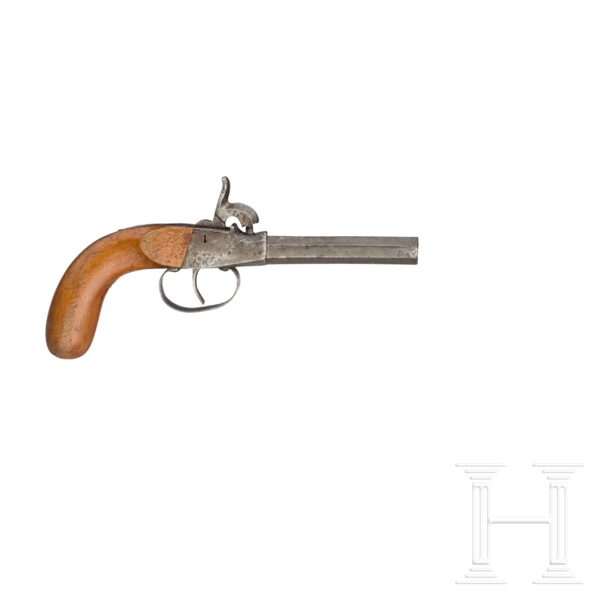 Drei Perkussionsterzerole, deutsch, um 1840 - Bild 4 aus 8