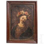 Gnadenbild "Maria Mutter der Schönen Liebe" nach dem Vorbild in Wessobrunn, deutsch/österreichisch, 