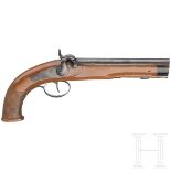 Perkussionspistole, deutsch, um 1840