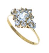 Skyblue-Blautopas-Ring GG 333/000