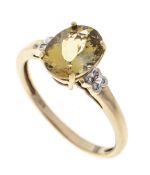Gelber Tansanit-Ring GG/WG 375/00