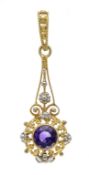Filigraner Amethyst-Anhänger GG/W