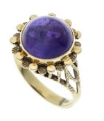 Amethyst-Ring GG 585/000 mit eine