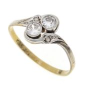 Art Déco Ring GG/WG 585/000 mit 2