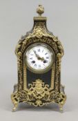 Boulle-Uhr, 2. H. 19. Jh., schwar