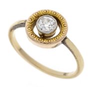 Altschliff-Diamant-Ring um 1910 G