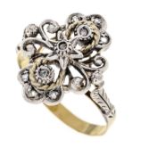 Antiker Ring um 1880 GG 750/000 u