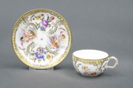 Tasse + UT, Herend, Ungarn. Ausgefa