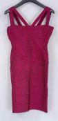 Herve Leger, weinrotes, sehr enges